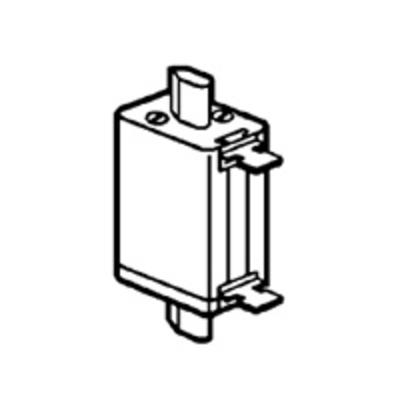 Cartouche ind à couteau - aM - taille 00 - avec voyant - 100 A