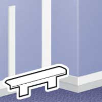 Embout - pour moulure DLPlus 75x20 - Blanc