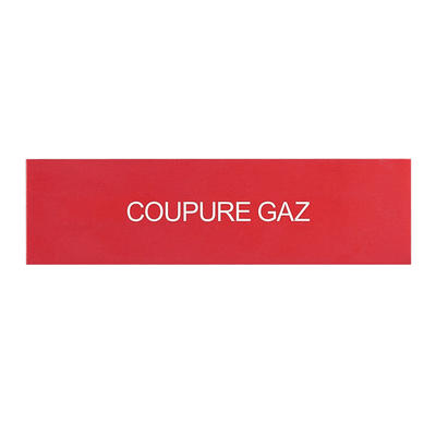 ETIQUETTE COUPURE GAZ