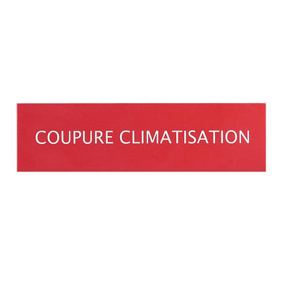 ETIQUETTE COUPURE CLIM