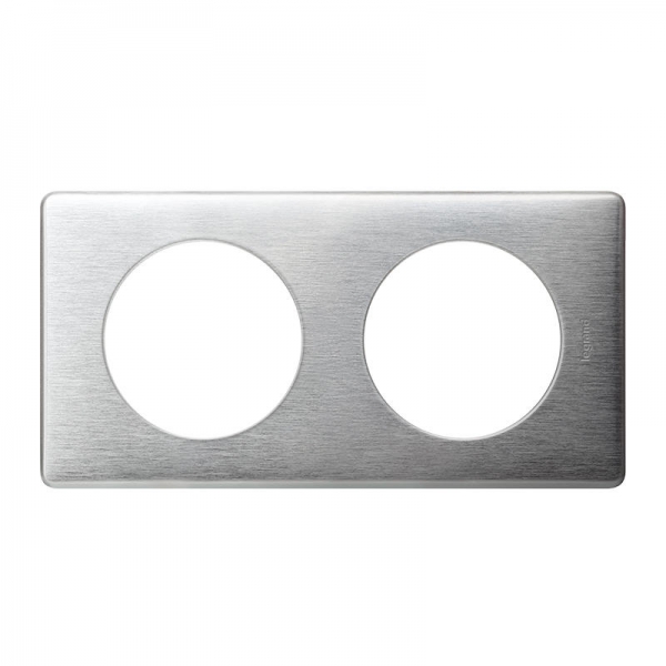 PLAQUE 2P ALUMINIUM