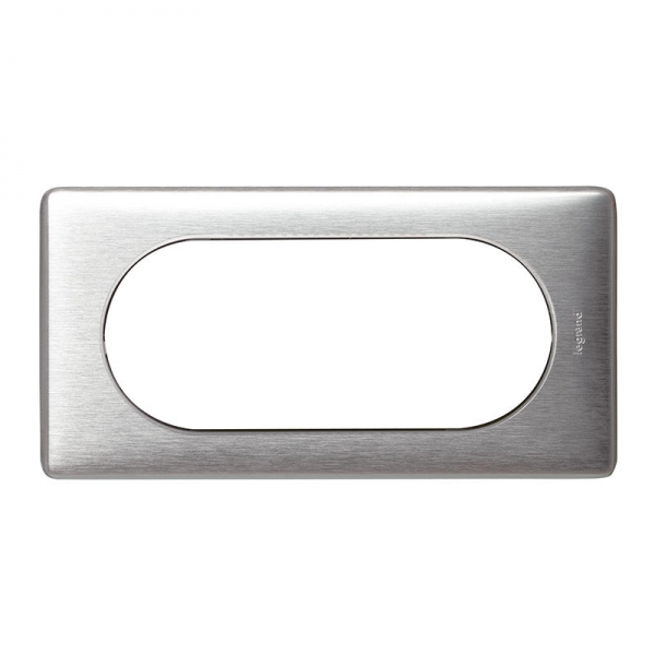 PLAQUE 2P ETENDUE ALUMINIUM