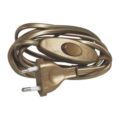 CORDON PRE-EQUIPE P/LAMPE OR