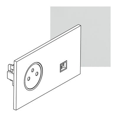 ART EBL 2P+T+RJ45 CAT6 FTP