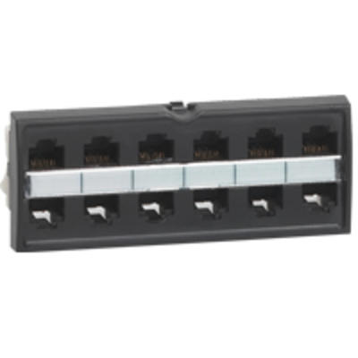 BLOC 6RJ45 DOUB FTP DATA/DATA