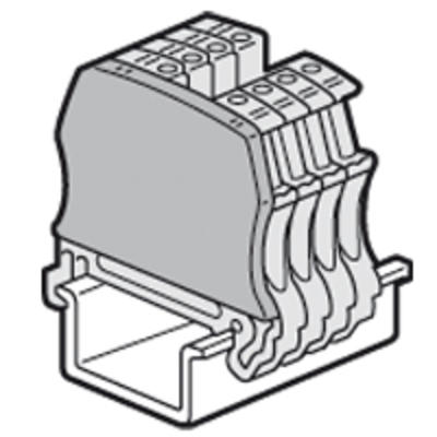 Cloison terminale pr bloc jonc Viking 3 à vis - 1 entr/1 sort -