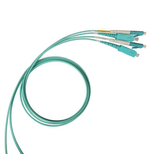 CORD DUPLEX LC/SC OM4 2M COLS