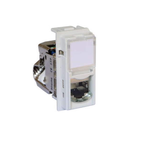 LNW PRISE RJ45 STP CAT6 BLANC