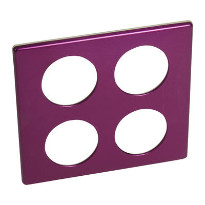 PLAQUE 2X2 POSTE VIOLET IRISE