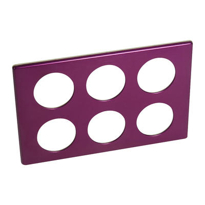 PLAQUE 2X3 POSTE VIOLET IRISE