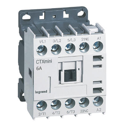 CTX MINI CT 3P 6A 1NC 415VAC