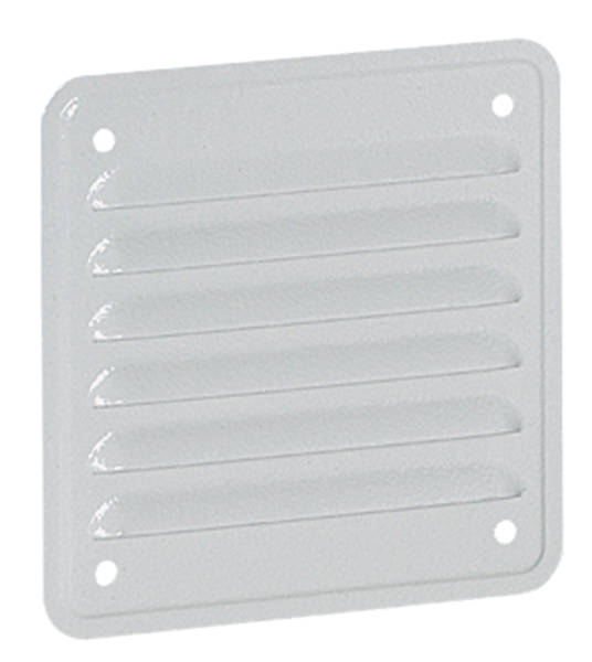 Ouïe d'aération métal - IP32 IK10 - RAL 7035 - 138 x 138 mm