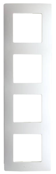 PLAQUE QUADRUPLE 71 BLANC