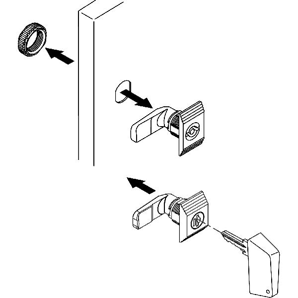 CRN SERRURE AVEC CLE 405