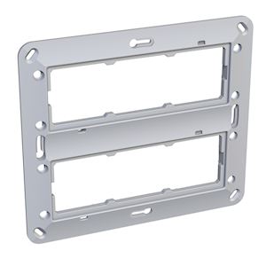 Altira - support à vis - 2 x 3 postes - entraxe horiz. 45mm - ve