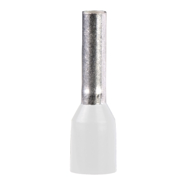 Embout long 0,5mm² blanc DIN