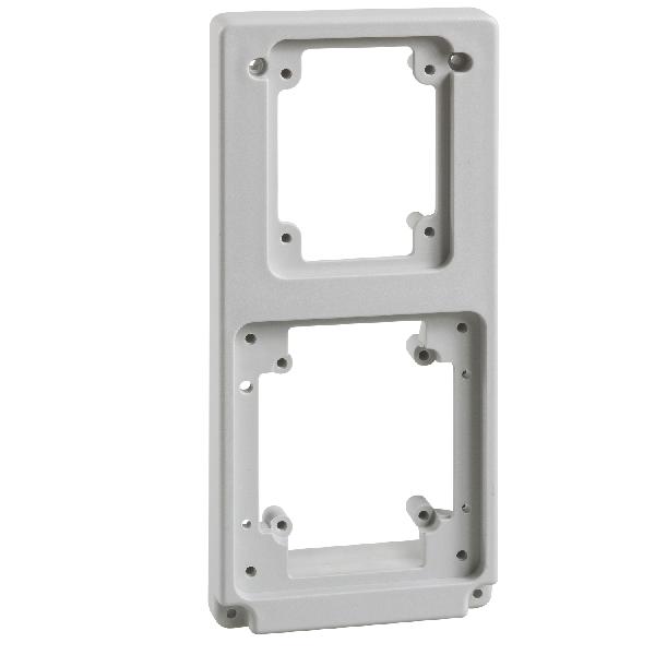 mounting plate - for two sockets 65x85 mm and 90x100 mm - for Kaedra