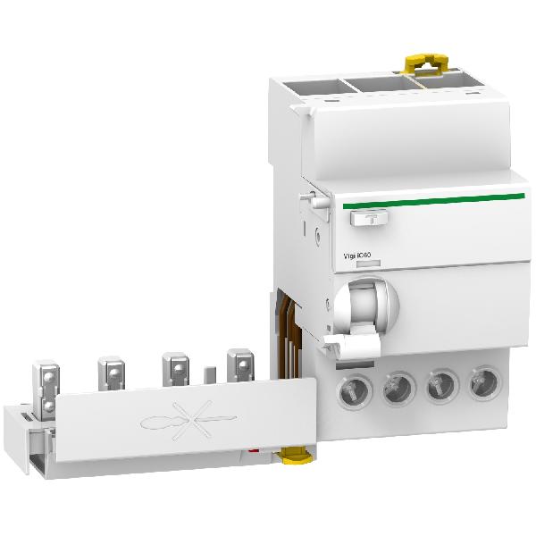 BLOC DIF iC60 - blocs additifs mis à la terre - 4P - 25 A - 100 mA - type A