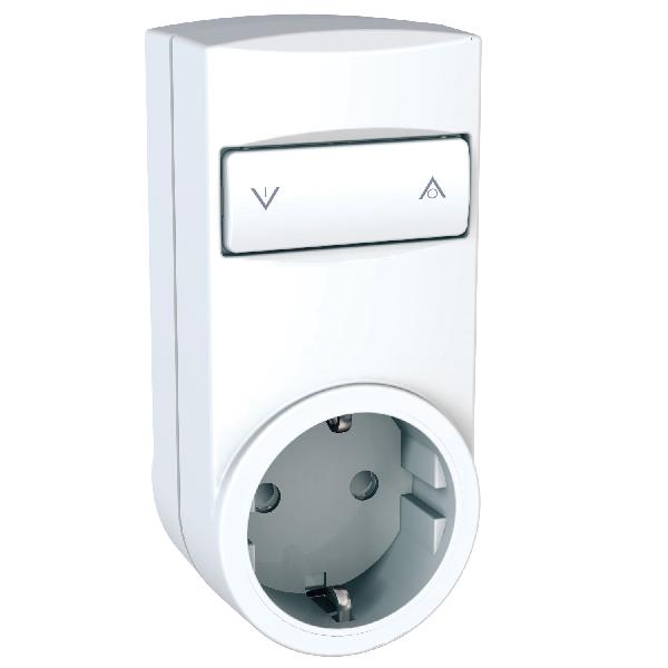 Odace/Unica Wireless - mobile socket-outlet dimmer - 2P+E, DE - 230 VAC - white