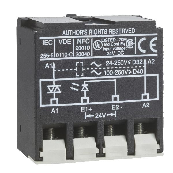 module d interface amplificateur TeSys 48 V CC