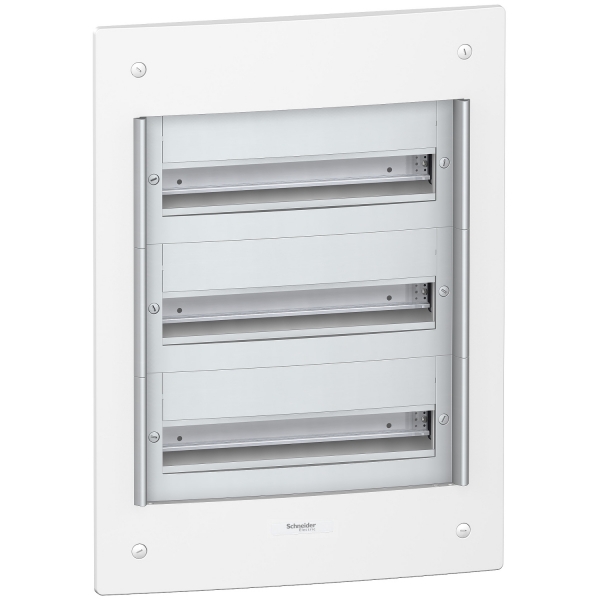 Pragma flush enclosure - IP30 - 3 x 18 modules - without door