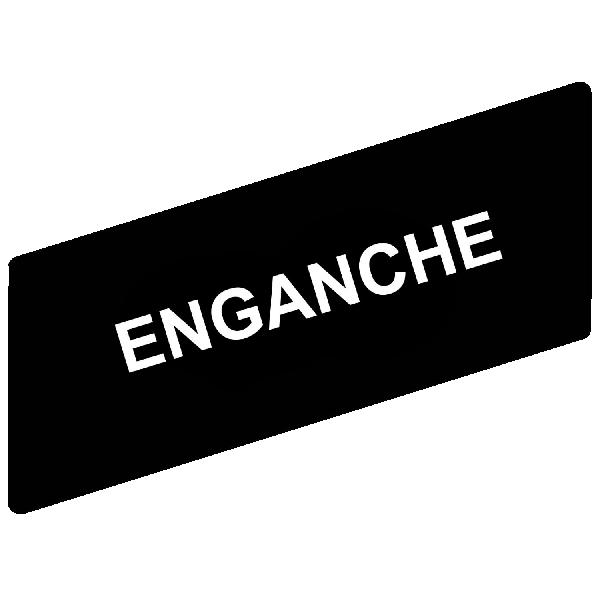 marked legend 8 x 27 mm for legend holder 30 x 40 mm - ENGANCHE