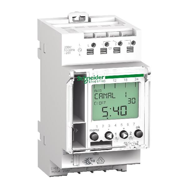 INTER HOR IHP - 2C digital time switch - 24 hours + 7 days