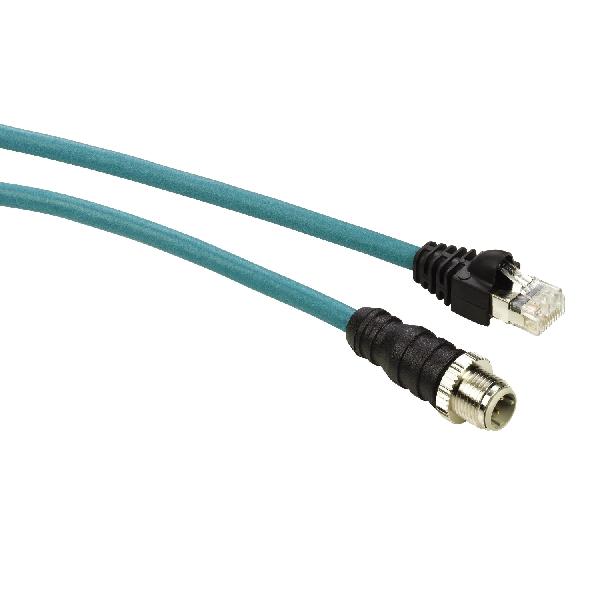 CABLE ETH IP67 M12-RJ 10M