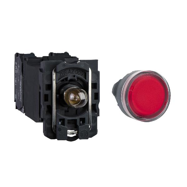 illuminated push button LED 24V AC/DC