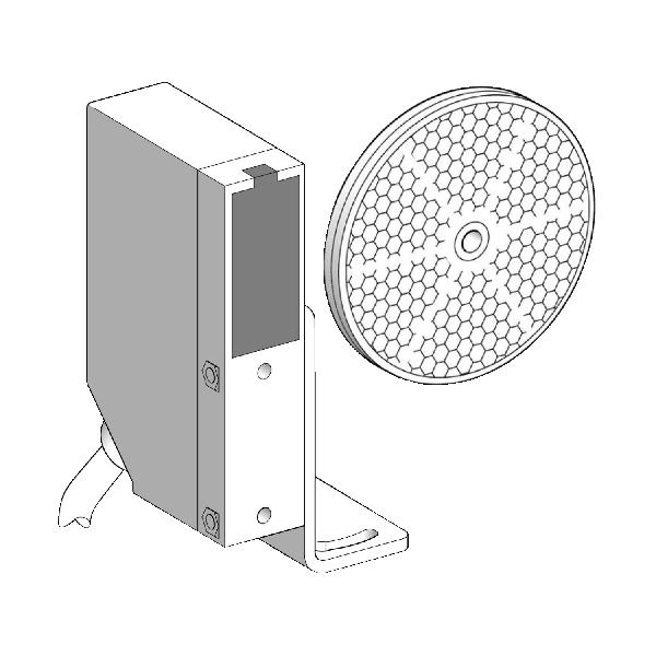 détecteur photoélectrique XUL reflex polarisé Sn 4 m 1 et 2 pouce NPT