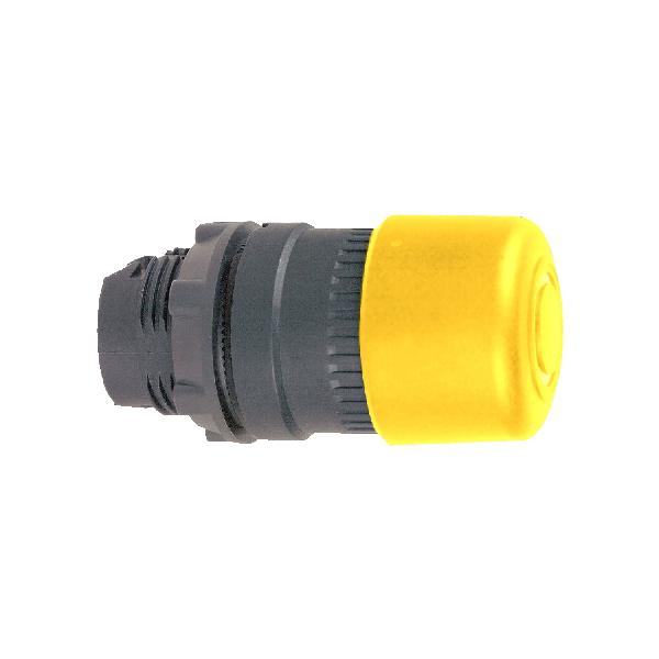 tête pour arrêt d urgence diam 30 mm poussertirer diam 22 jaune