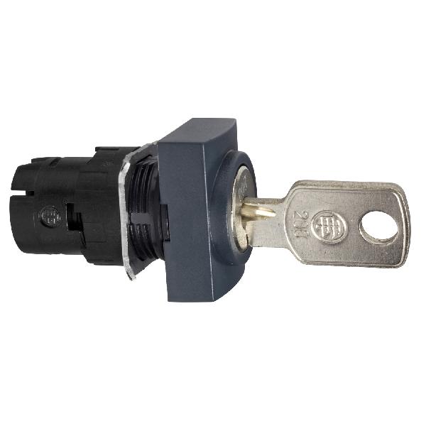 rectangular selector switch head Ø16 3-position stay put Dom 311