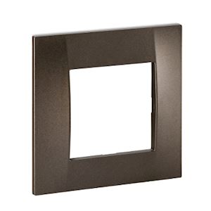 PLAQUE 1 POSTE BRONZE