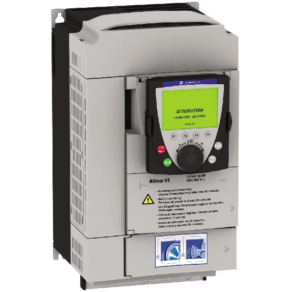 variable speed drive ATV61 - 11kW 15HP - 200...240V - IP20 - reinforced