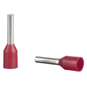 Embout moyen 1mm² rouge NF