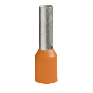 Embout moyen 4mm² orange NF