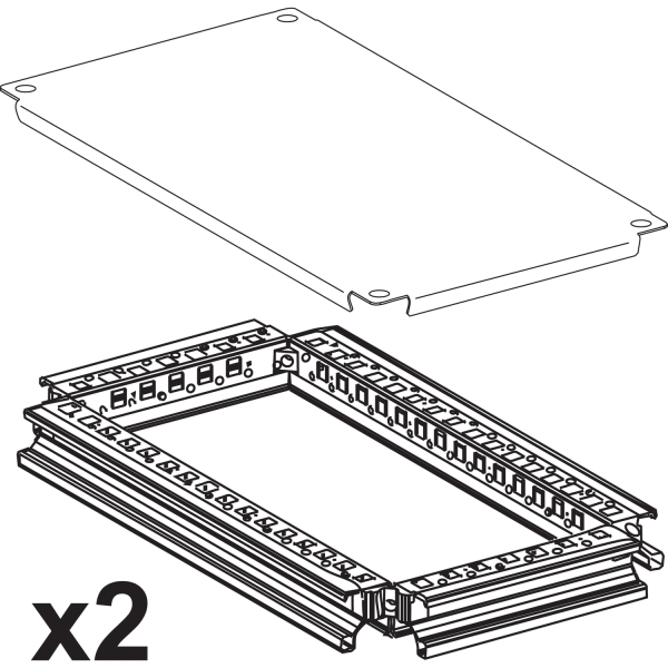 2 CADRES TOIT PRISMA L300