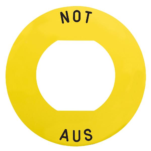 ETIQUETTE NOT AUS ZBZ1605