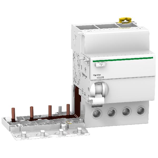 BLOC DIF iC60 - blocs additifs mis à la terre - 4P - 63A - 500mA - type A