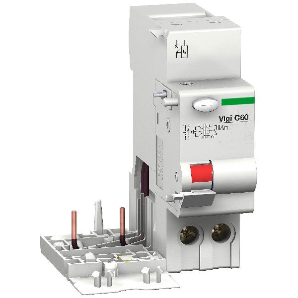 BLOC DIF C60 - disjoncteur modulaire - 2P - 63A - classe AC - 30mA