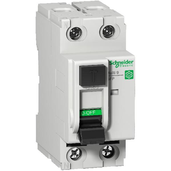 Multi 9 - Interrupteur différentiel GFP - 2P - 25A - classe A SI - 240 V - 86 mA