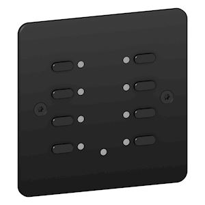 KNX 8 POUSSOIRS NOIR