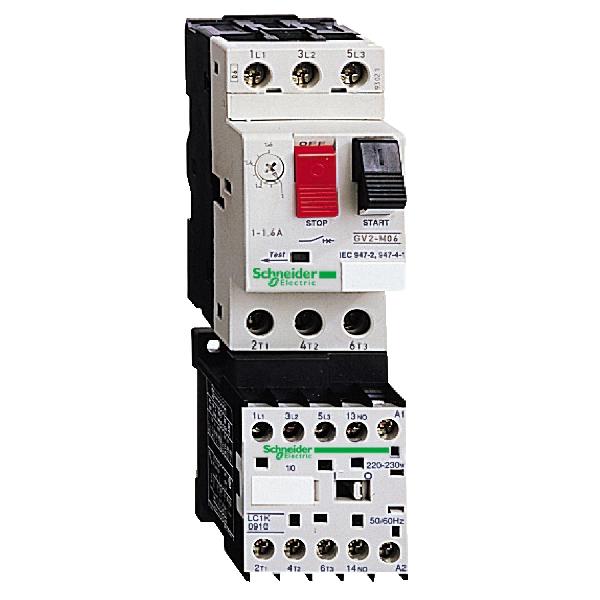 démarreur combiné GV2M 1,6 à 2,5 A 110 V CA