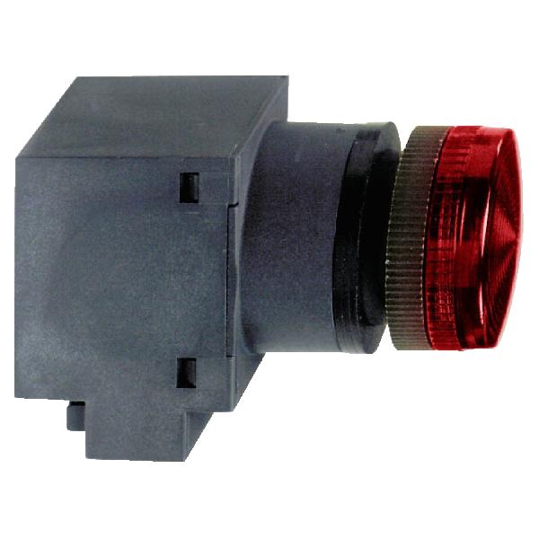 round pilot light Ø 22 - red - bulb BA 9s - 120 V - screw clamp terminals