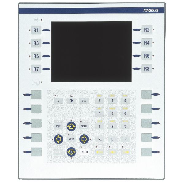 Terminal graphique 10p4 couleurs à clavier - bus de terrain - Ethernet TCPIP