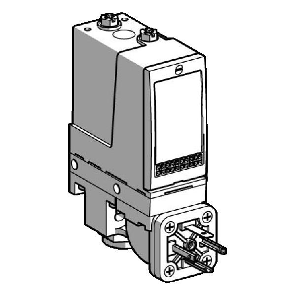 pressure switch XMLB 20 bar - adjustable scale 2 thresholds - 1 C/O