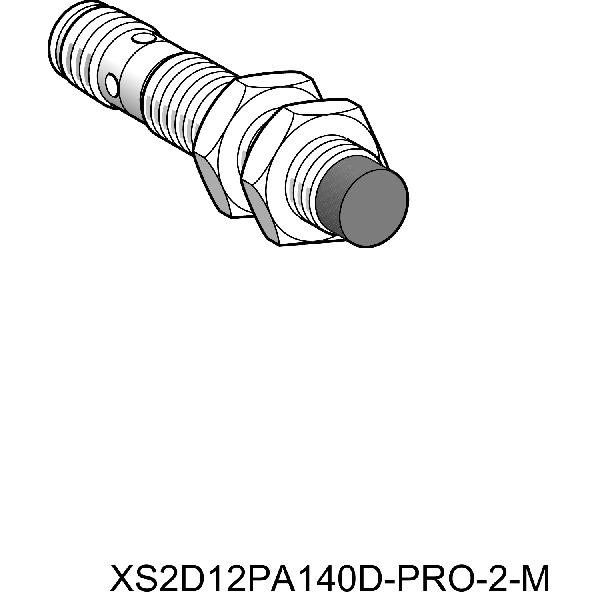 détecteur inductif XS2 cylindrique M12 Sn 4 mm connecteur M12