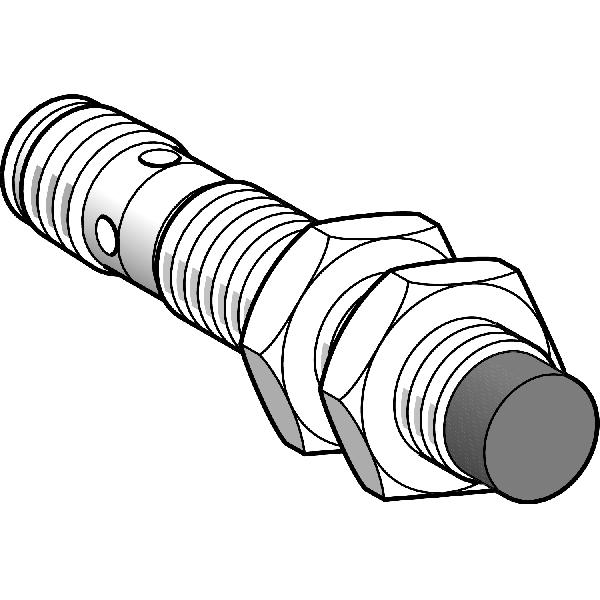 détecteur inductif XS2 cylindrique M12 Sn 4 mm connecteur ½