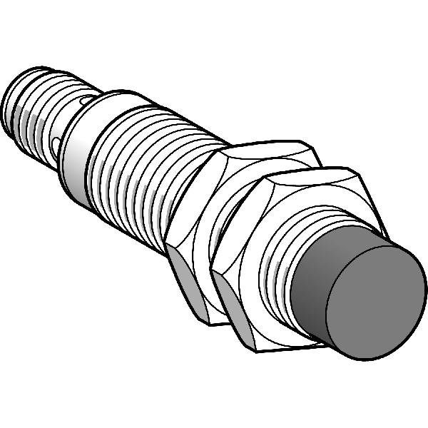 détecteur inductif XS2 cylindrique M18 Sn 8 mm connecteur M12