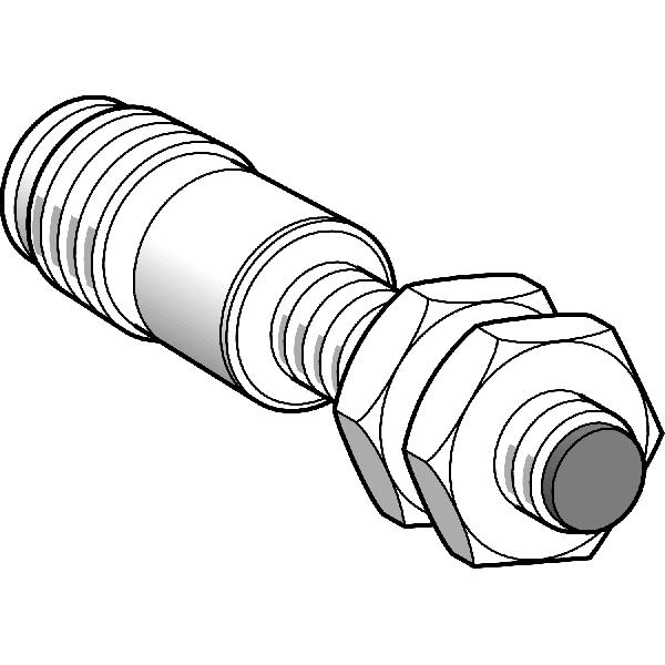 détecteur inductif XS3 cylindrique M8 Sn 1,5 mm connecteur M12